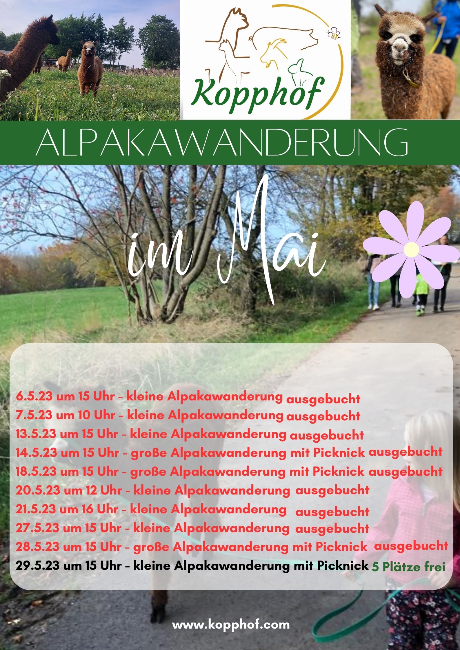 Übersicht Maiwanderung (Poster (Hochformat))