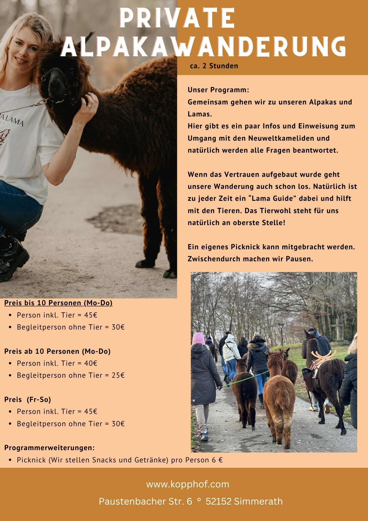 private Alpakawanderung Preisliste1
